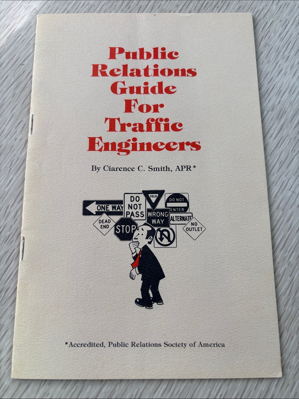 Vintage Traffic Engineer Public Relations Guide 1981